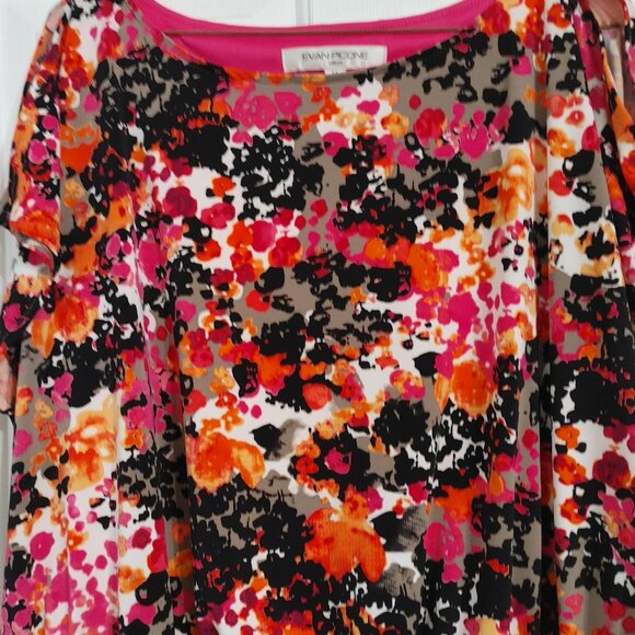 Evan Picone split sleeve dress size 14 - Picture 3 of 5